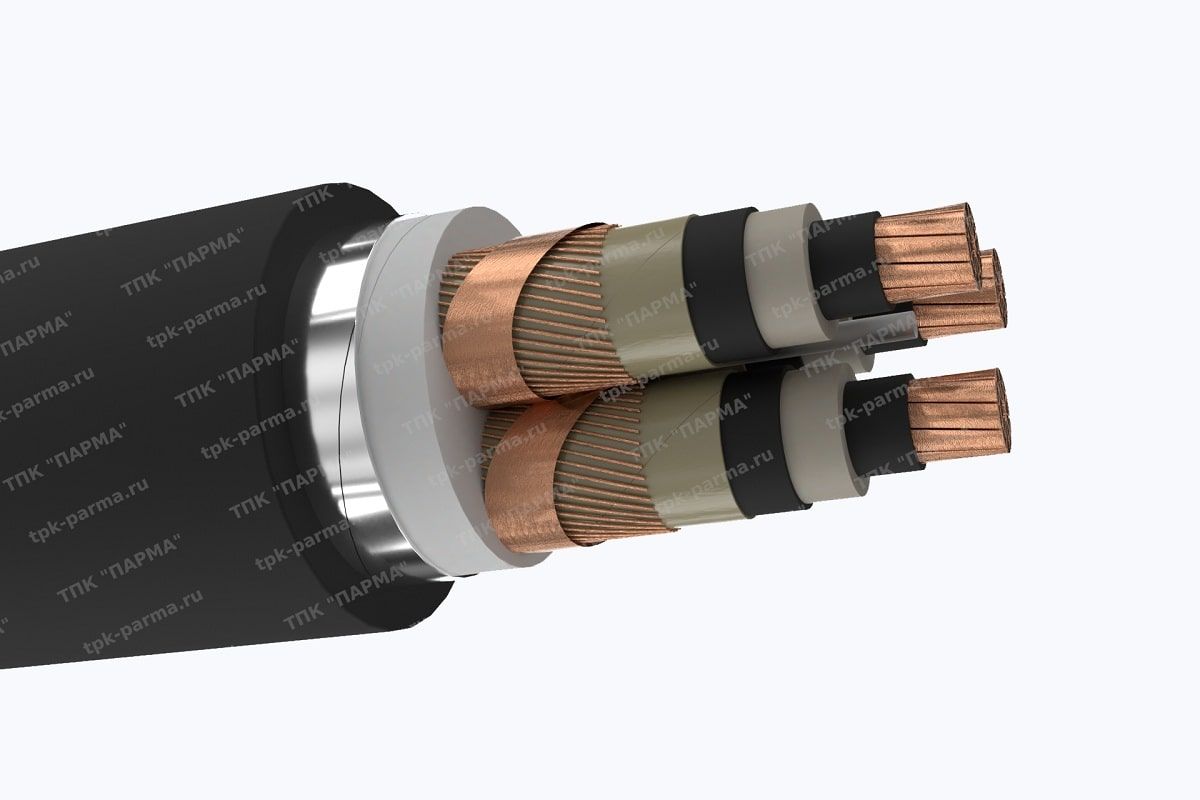 Кабель ПвБВнг(B)-LS 3х50/25 - 6кВ