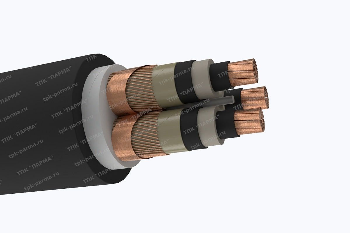 Фотография провода Кабель ПвВнг(B)-LS 3х240/95 - 35кВ
