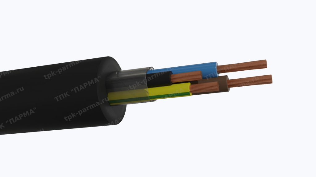 Фотография провода Кабель КГ-ХЛ 3х1,5+1х1,5