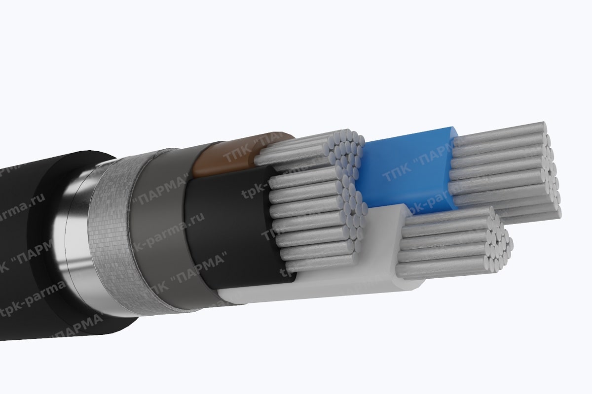 Фотография провода Кабель АПвБШвнг(A)-LS-ХЛ 3х35+1х16
