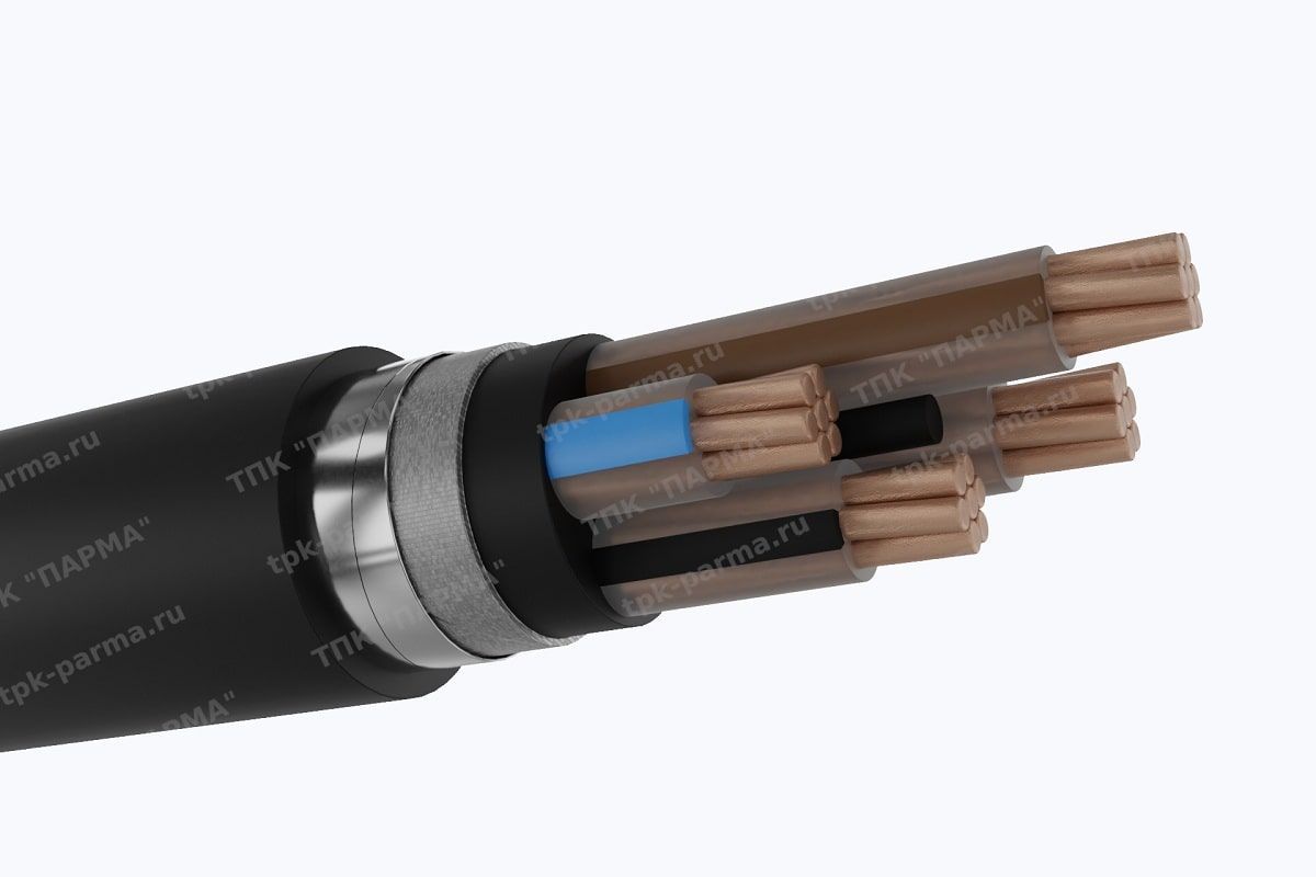 Фотография провода Кабель ПвБбШнг(A)-LS 3х35+1х16 - 1кВ