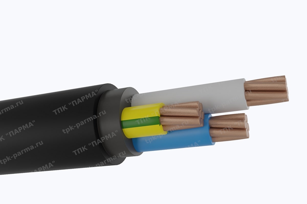 Фотография провода Кабель ПвВГнг(A)-LS 3х4 - 1кВ